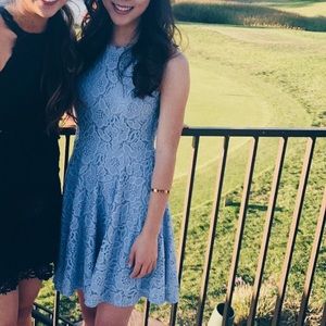 Periwinkle lace dress